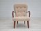 Danish Beech and Fabric Lounge Chair, 1950s 17
