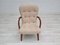 Danish Beech and Fabric Lounge Chair, 1950s, Image 16