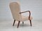 Dänischer Sessel aus Buche & Stoff, 1950er 11