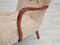 Danish Beech and Fabric Lounge Chair, 1950s 3