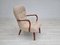 Dänischer Sessel aus Buche & Stoff, 1950er 5
