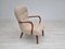 Fauteuil en Hêtre et Tissu, Danemark, 1950s 5