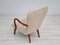 Dänischer Sessel aus Buche & Stoff, 1950er 2
