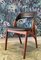 Danish Teak and Leather Chair, Set of 6 2