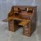 Edwardian Oak Roll Top Desk, Image 2