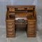 Edwardian Oak Roll Top Desk 24