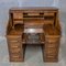Edwardian Oak Roll Top Desk 14