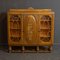 Libreria in legno di quercia intagliato, inizio XX secolo, Immagine 1