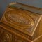 Early 20th Century Carved Oak Bureau, Image 17