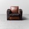 Fauteuil Club Cuoio Vintage en Velours, 1940s 1