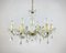 Gilt Brass and Crystal Chandelier from Maria Theresa, 1960s, Image 1