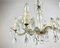 Gilt Brass and Crystal Chandelier from Maria Theresa, 1960s 8