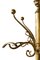 Mid-Century Italian Bronze and Marble Coat Rack, Image 6