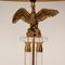 Mid-Century Gold Bronze and Acrylic Glass Eagle Table Lamps, 1970s, Set of 2 5