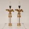 Mid-Century Gold Bronze and Acrylic Glass Eagle Table Lamps, 1970s, Set of 2, Image 6