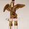 Mid-Century Gold Bronze and Acrylic Glass Eagle Table Lamps, 1970s, Set of 2 4