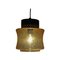 Lampada a sospensione vintage in ottone e vetro, Immagine 2