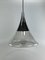 Space Age Deckenlampe aus Glas von Glassworks Limburg, 1960er 8
