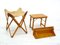 Safari Stools and Coat Hanger, 1960s, Set of 3, Image 1