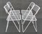 Chaises Pliantes Ted Net en Métal par Niels Gammelgaard pour Ikea, Set de 4 5