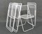 Ted Net Metal Folding Chairs by Niels Gammelgaard for Ikea, Set of 4 11