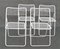 Ted Net Klappstühle aus Metall von Niels Gammelgaard für Ikea, 4er Set 1