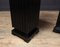 French Art Deco Ebonised Fluted Columns, Set of 2 8