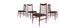 Mid-Century Danish Model 422 Dining Chairs by Arne Vodder, Set of 4 3