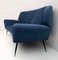Poltrone Mid-Century moderne e divano curvo di Gigi Radice per Minotti, anni '50, set di 3, Immagine 4