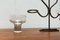 Mid-Century Danish Metal and Glass Candleholder, 1960s, Image 15