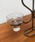 Mid-Century Danish Metal and Glass Candleholder, 1960s, Image 9