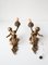 Bronze Wall Lights from Putti Amorcillos, Set of 2 4