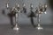 Napoleon III Silver Metal Candelabras, Set of 2 5