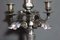 Candelabri Napoleone III in metallo argentato, set di 2, Immagine 10