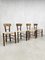 Vintage Wabi Wabi Straw Dining Chairs, Image 1