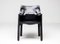 Black Leather Cab Armchair by Mario Bellini for Cassina, Image 9