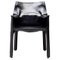 Black Leather Cab Armchair by Mario Bellini for Cassina 1