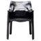Black Leather Cab Armchair by Mario Bellini for Cassina, Image 1