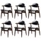 Dutch Cow Horn Chairs, Set of 6 1