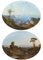Landscapes With Views of Ancient Rome, Oil on Canvas, Mid 19th-Century, Set of 2 1