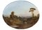 Paisajes con vistas de la antigua Roma, óleo sobre lienzo, mediados del siglo XIX. Juego de 2, Imagen 3