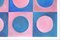 Natalia Roman, Pink and Blue Checkers, 2022, Acrylic on Canvas 5