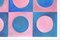 Natalia Roman, Pink and Blue Checkers, 2022, Acrylic on Canvas, Image 5