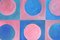 Natalia Roman, Pink and Blue Checkers, 2022, Acrylic on Canvas, Image 4