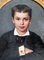 Ritratto di bambino, olio su tela, XIX secolo, Immagine 3