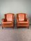 Leather Ear Armchairs, Set of 2, Image 1