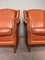 Leather Ear Armchairs, Set of 2 6