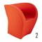 Red Little Albert Armchair by Ron Arad for Moroso, Image 3