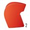 Red Little Albert Armchair by Ron Arad for Moroso 8