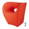 Red Little Albert Armchair by Ron Arad for Moroso 2